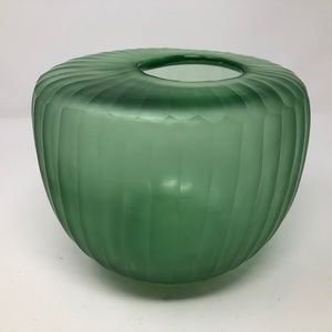 Iridescent Green Glass Vase Gauxs of Germany